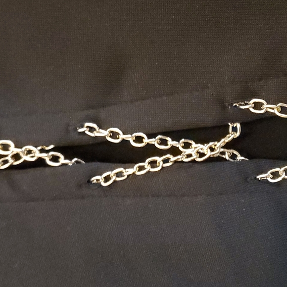 5/$25 - SHEIN BLACK chain back hoodie - sz. L - Picture 12 of 12